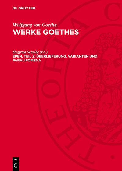 Cover image for Epen, Teil 2: Überlieferung, Varianten und Paralipomena, isbn: 9783112766002