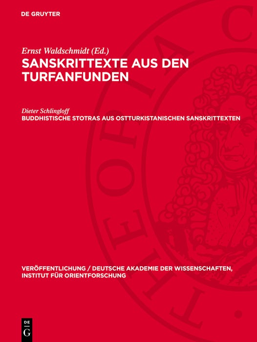 Cover image for Buddhistische Stotras aus ostturkistanischen Sanskrittexten, isbn: 9783112766262