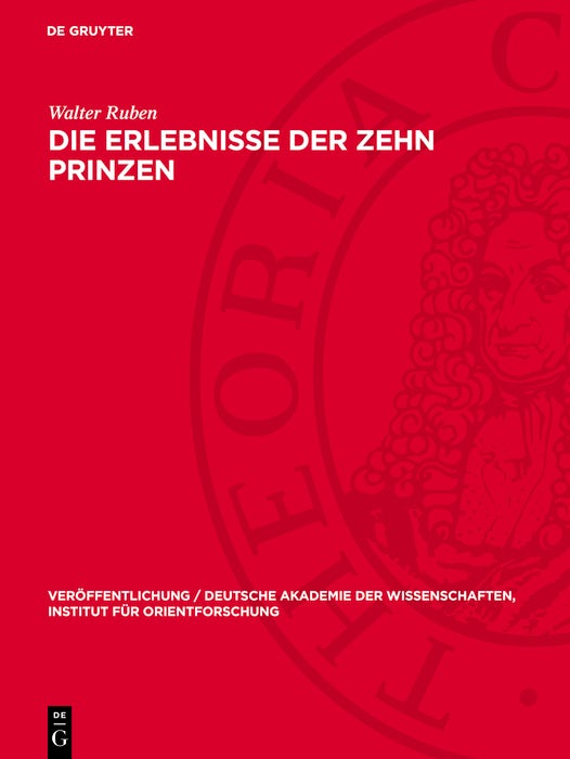 Cover image for Die Erlebnisse der zehn Prinzen, isbn: 9783112766323