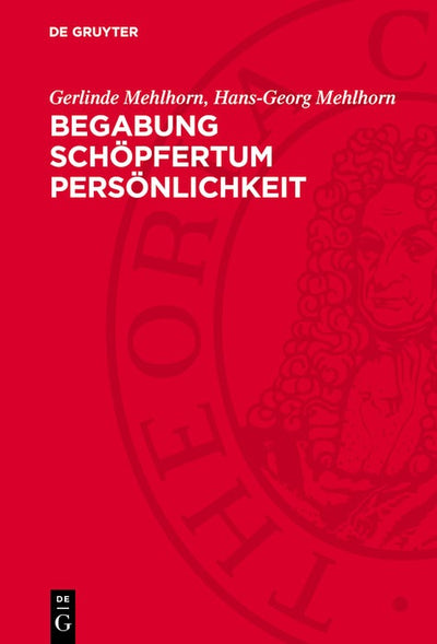 Cover image for Begabung Schöpfertum Persönlichkeit, isbn: 9783112766668