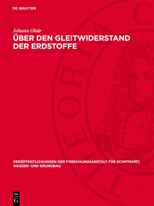Cover image for Über den Gleitwiderstand der Erdstoffe, isbn: 9783112766903