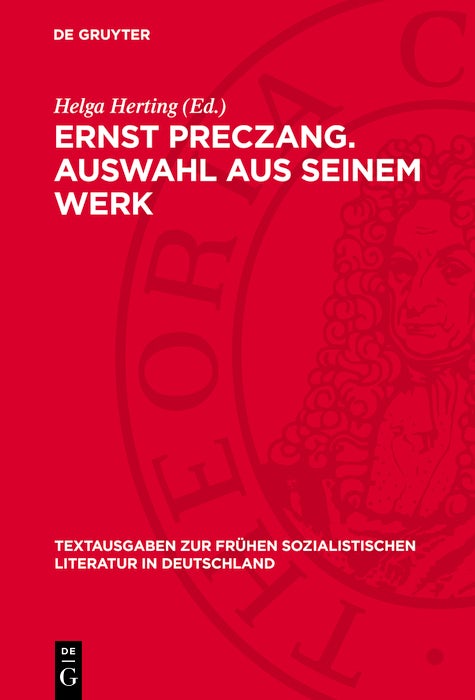 Cover image for Ernst Preczang. Auswahl aus seinem Werk, isbn: 9783112768068