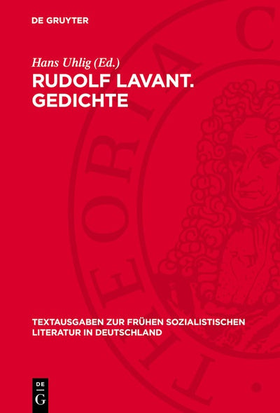 Cover image for Rudolf Lavant. Gedichte, isbn: 9783112768082