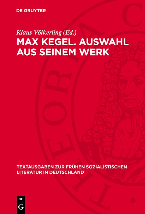 Cover image for Max Kegel. Auswahl aus seinem Werk, isbn: 9783112768105