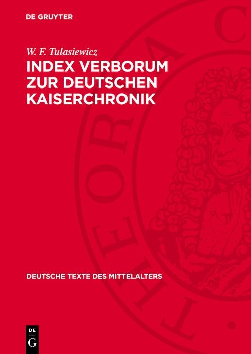 Cover image for Index Verborum zur Deutschen Kaiserchronik, isbn: 9783112768525