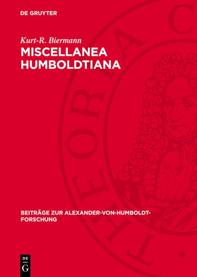 Cover image for Miscellanea Humboldtiana, isbn: 9783112769126