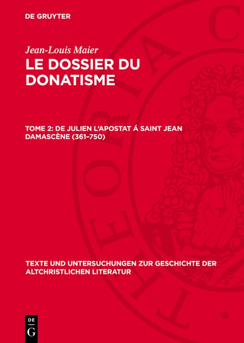 Cover image for De Julien l’Apostat á Saint Jean Damascène (361–750), isbn: 9783112769249