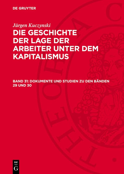Cover image for Dokumente und Studien zu den Bänden 29 und 30, isbn: 9783112769386