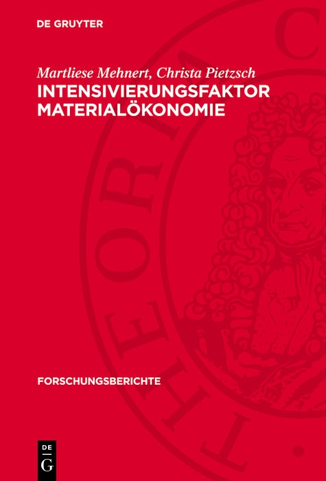 Cover image for Intensivierungsfaktor Materialökonomie, isbn: 9783112769843