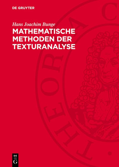 Cover image for Mathematische Methoden der Texturanalyse, isbn: 9783112770269