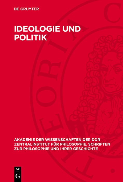 Cover image for Ideologie und Politik, isbn: 9783112771129