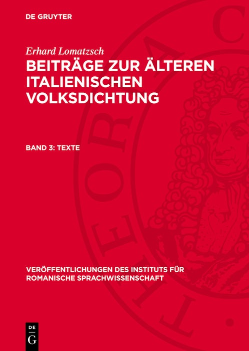 Cover image for Texte, isbn: 9783112771402