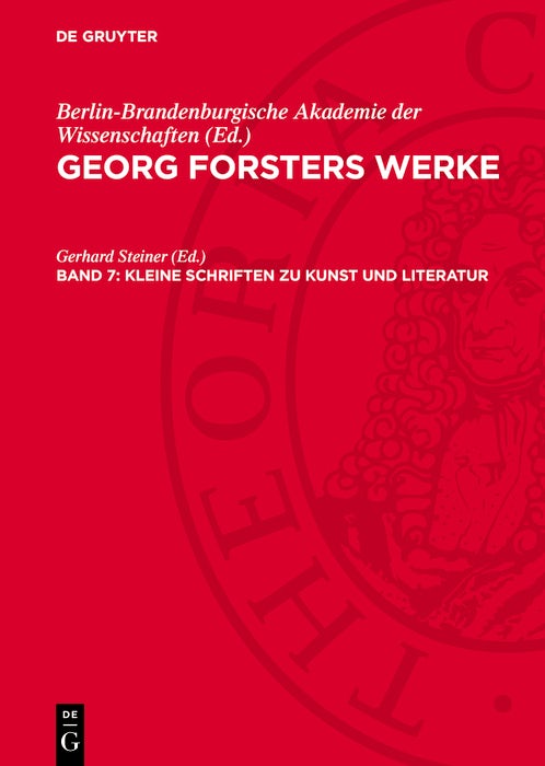Cover image for Kleine Schriften zu Kunst und Literatur, isbn: 9783112771747