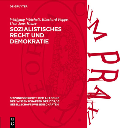 Cover image for Sozialistisches Recht und Demokratie, isbn: 9783112771846