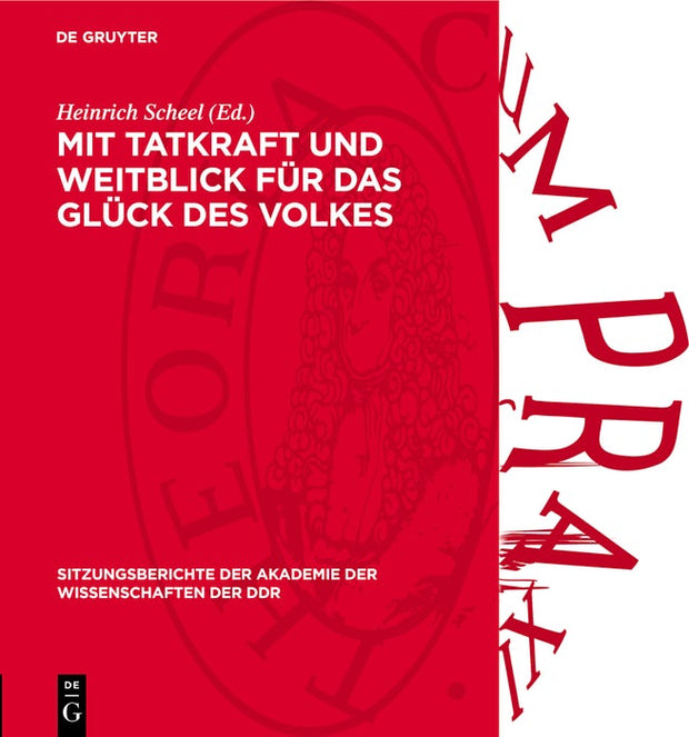 Cover image for Mit Tatkraft und Weitblick für das Glück des Volkes, isbn: 9783112772126
