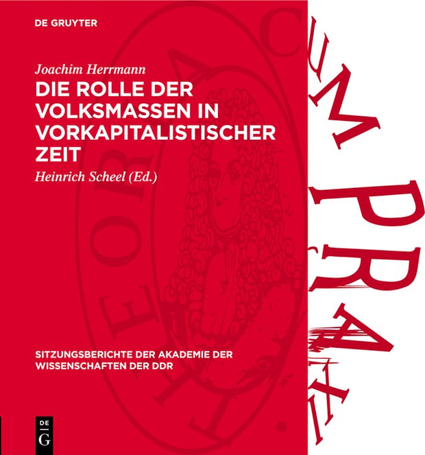 Cover image for Die Rolle der Volksmassen in vorkapitalistischer Zeit, isbn: 9783112772140