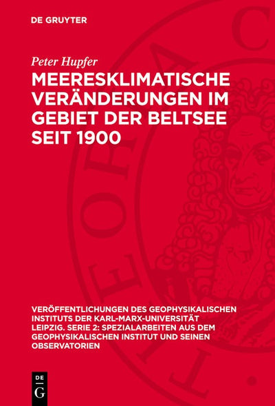Cover image for Meeresklimatische Veränderungen im Gebiet der Beltsee seit 1900, isbn: 9783112772768