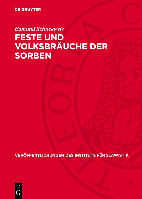 Cover image for Feste und Volksbräuche der Sorben, isbn: 9783112772966