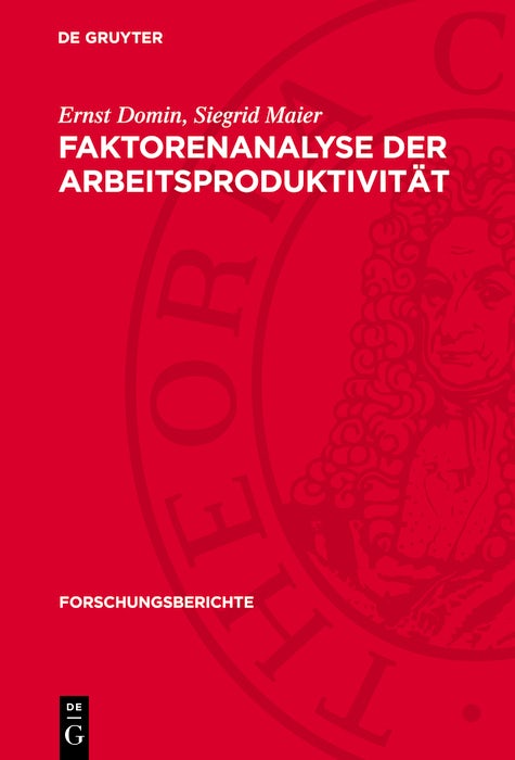 Cover image for Faktorenanalyse der Arbeitsproduktivität, isbn: 9783112773109