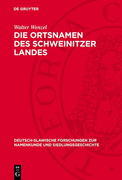 Cover image for Die Ortsnamen des Schweinitzer Landes, isbn: 9783112773383