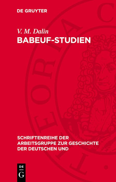 Cover image for Babeuf-Studien, isbn: 9783112773666