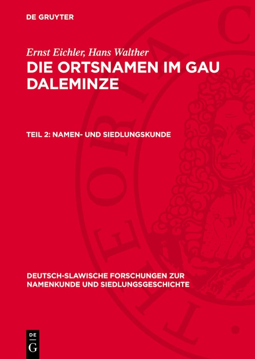 Cover image for Namen- und Siedlungskunde, isbn: 9783112773789