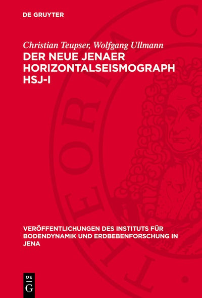 Cover image for Der neue Jenaer Horizontalseismograph HSJ-I, isbn: 9783112774168