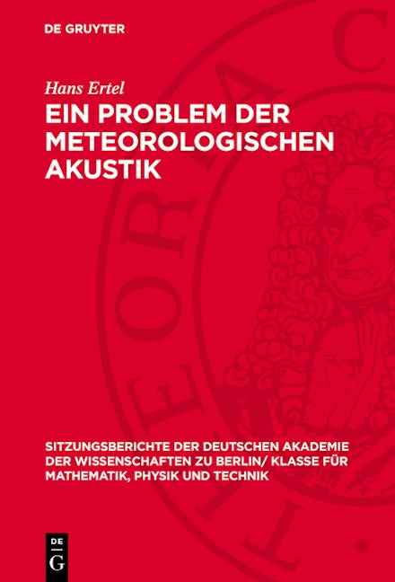 Ein Problem der meteorologischen Akustik