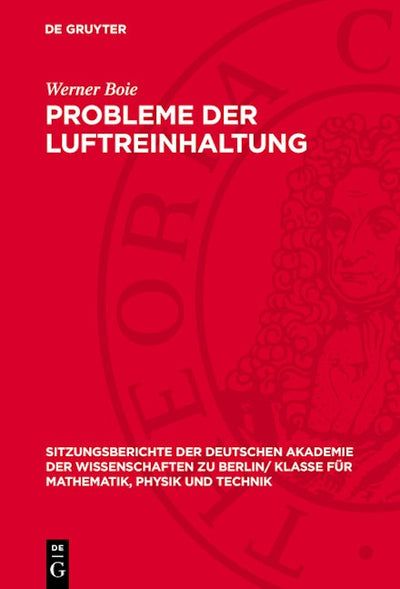 Probleme der Luftreinhaltung