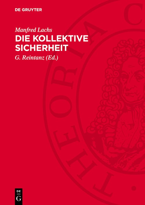 Cover image for Die Kollektive Sicherheit, isbn: 9783112775165
