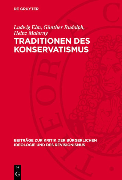 Cover image for Traditionen des Konservatismus, isbn: 9783112775202