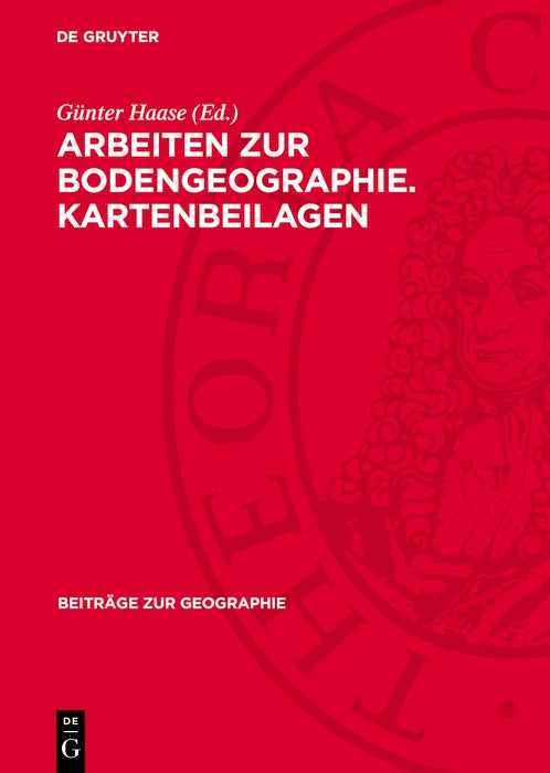 Cover image for Arbeiten zur Bodengeographie. Kartenbeilagen, isbn: 9783112776100