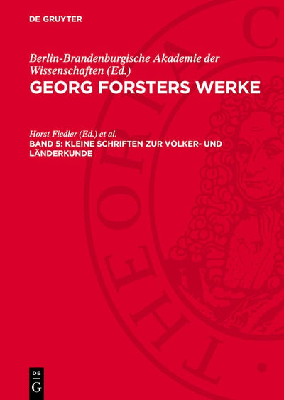 Cover image for Kleine Schriften zur Völker- und Länderkunde, isbn: 9783112776322