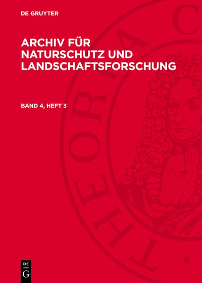 Cover image for Archiv für Naturschutz und Landschaftsforschung. Band 4, Heft 3, isbn: 9783112776902