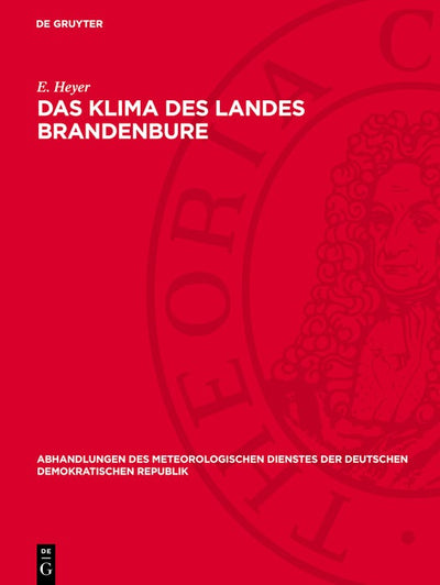 Cover image for Das Klima des Landes Brandenbure, isbn: 9783112777589
