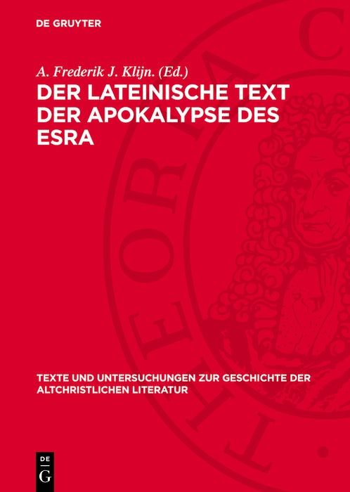 Cover image for Der lateinische Text der Apokalypse des Esra, isbn: 9783112778340