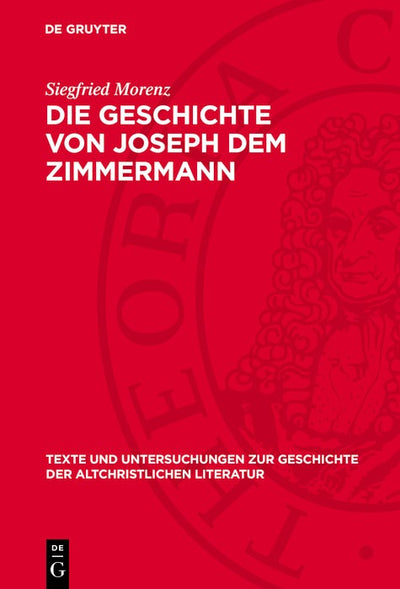 Cover image for Die Geschichte von Joseph dem Zimmermann, isbn: 9783112778746