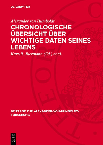 Cover image for Chronologische Übersicht über wichtige Daten seines Lebens, isbn: 9783112779668