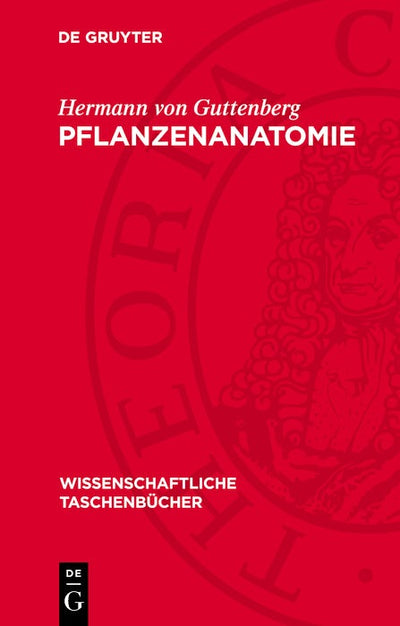 Cover image for Pflanzenanatomie, isbn: 9783112780640