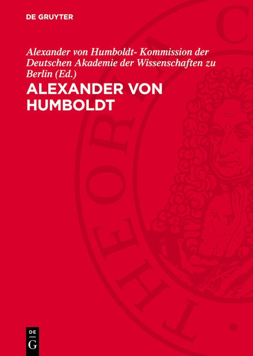 Cover image for Alexander von Humboldt, isbn: 9783112780909