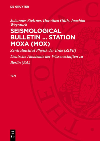 Cover image for 1971, isbn: 9783112781562