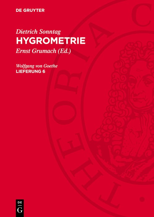 Cover image for Dietrich Sonntag: Hygrometrie. Lieferung 6, isbn: 9783112781647