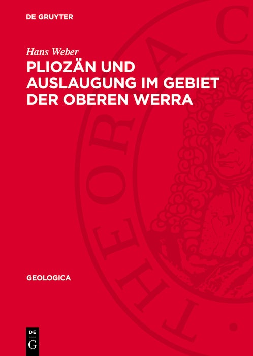 Cover image for Pliozän und Auslaugung im Gebiet der Oberen Werra, isbn: 9783112782644