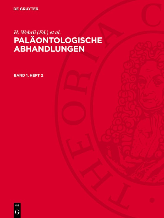 Cover image for Paläontologische Abhandlungen. Band 1, Heft 2, isbn: 9783112783023