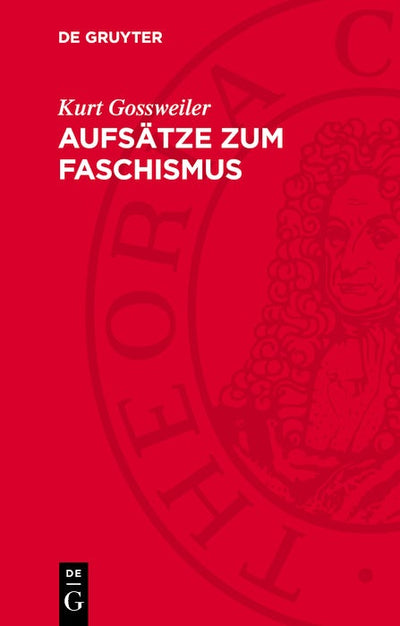 Cover image for Aufsätze zum Faschismus, isbn: 9783112783122