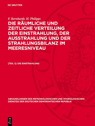 Cover image for Die Einstrahlung, isbn: 9783112783542