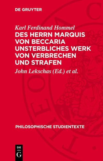 Cover image for Des Herrn Marquis von Beccaria unsterbliches Werk von Verbrechen und Strafen, isbn: 9783112785003