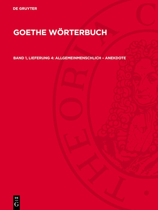 Cover image for allgemeinmenschlich – Anekdote, isbn: 9783112785263