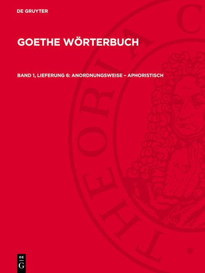 Cover image for Anordnungsweise – aphoristisch, isbn: 9783112785287
