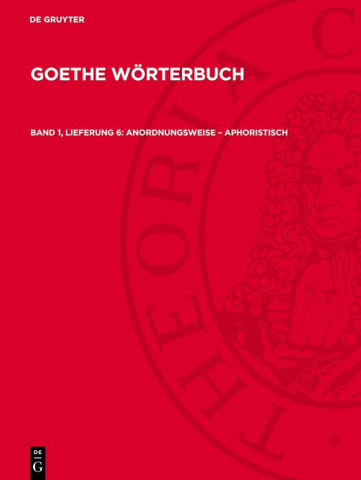 Cover image for Anordnungsweise – aphoristisch, isbn: 9783112785287